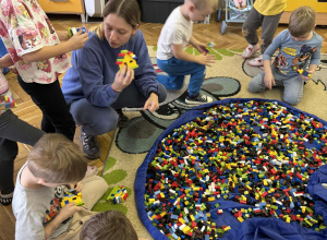 Zajęcia z klocków w grupie II