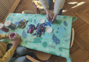 Zajęcia sensoryczne przygotowane dla dzieci.