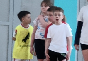 Dzieci z Grupy II podczas Olimpiady Sportowej.