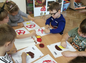 Zajęcia plastyczne w grupie III
