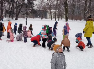 Zabawy na śniegu